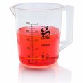 Globe Scientific 1000mL Beaker with Handle, Diamond Essentials, Low Form, Printed Graduations, PMP 3656-1M